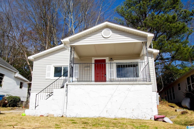 view of front of property