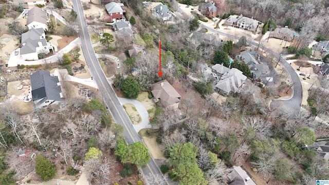 bird's eye view featuring a residential view