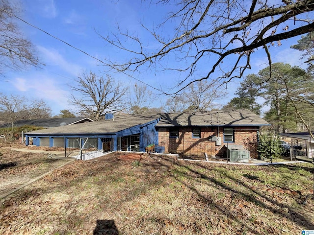 view of front of property with brick siding