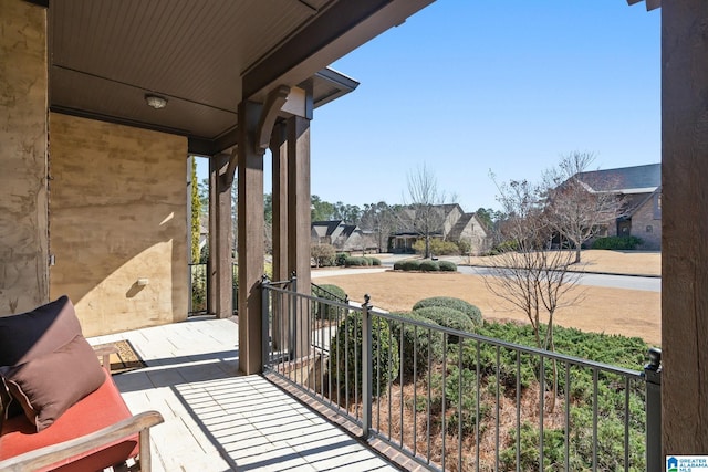 balcony with a porch