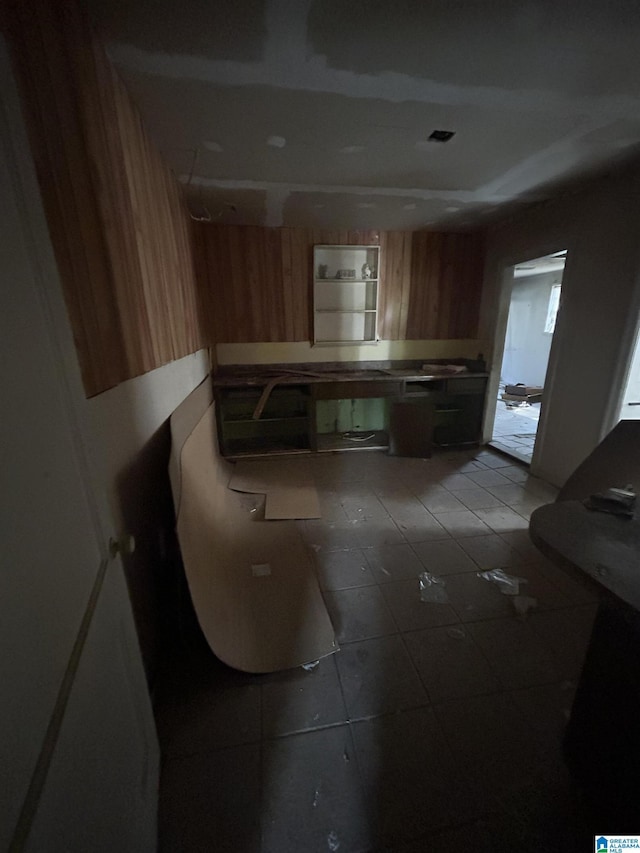 kitchen featuring tile patterned flooring