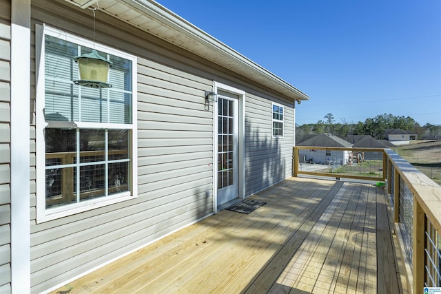 view of deck