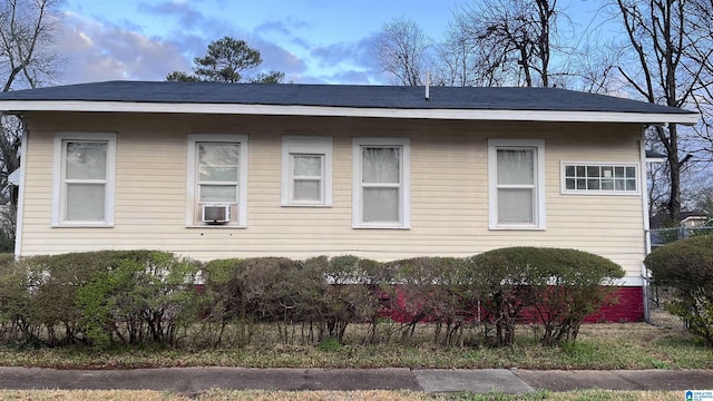 view of home's exterior