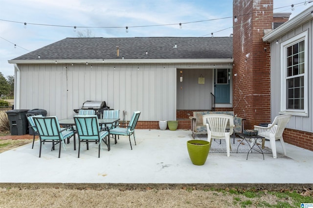 view of patio / terrace featuring outdoor dining area