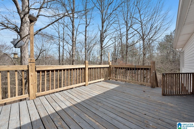 view of deck