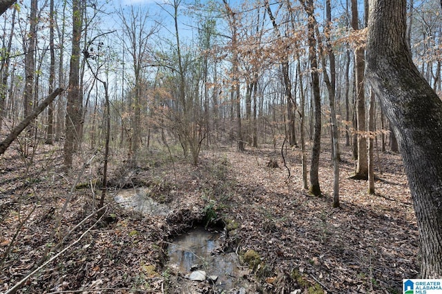 view of landscape featuring a view of trees