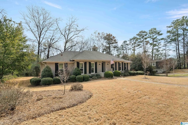 view of ranch-style home