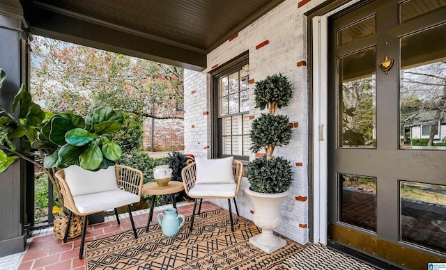 view of patio / terrace featuring covered porch