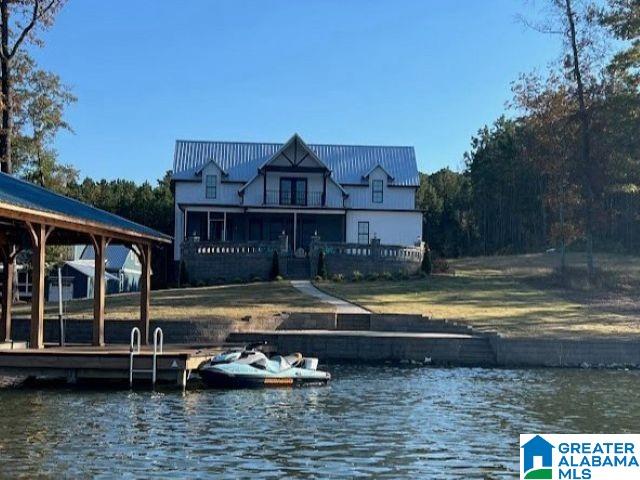1165 Cedar Creek Dr, Sylacauga, AL 35151 - dock area featuring a water view