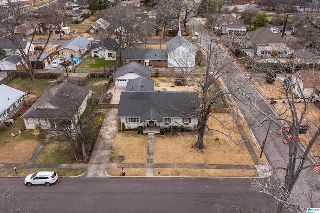 drone / aerial view featuring a residential view