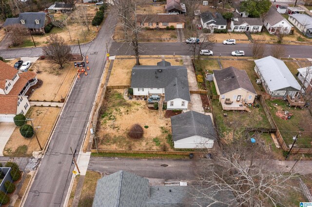 aerial view featuring a residential view