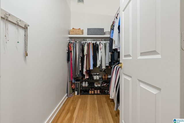300 20th Ave N Unit 204, Birmingham, AL 35203 - walk in closet featuring light wood finished floors