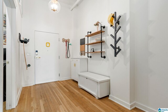 300 20th Ave N Unit 204, Birmingham, AL 35203 - entrance foyer with light wood-type flooring and baseboards