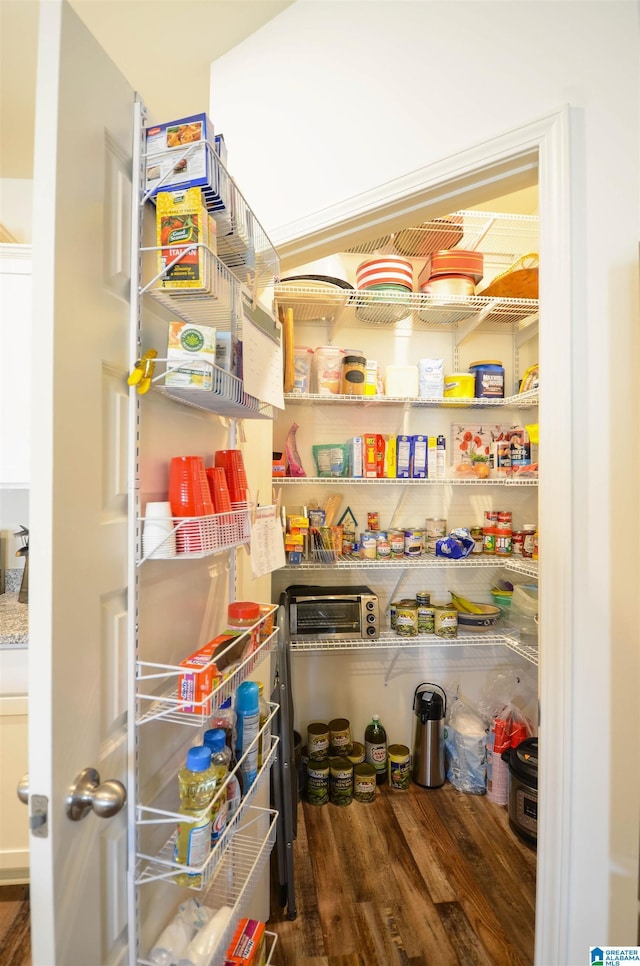 view of pantry