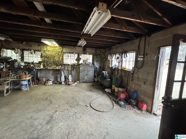 view of storage room