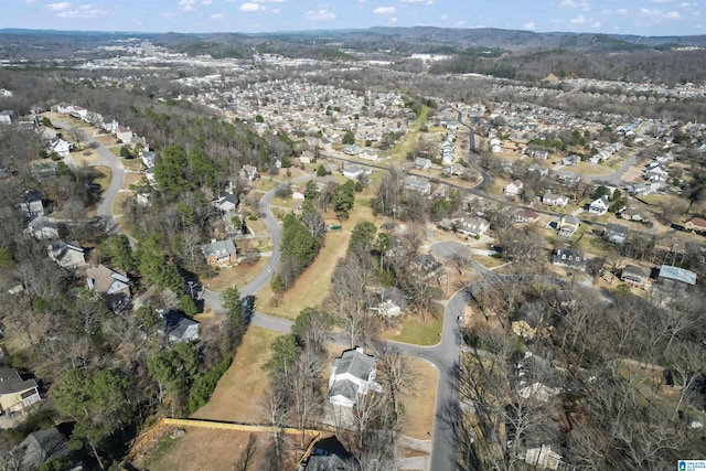 birds eye view of property featuring a residential view