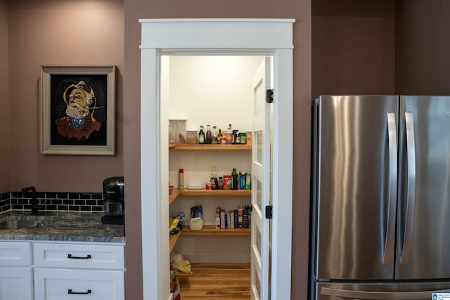 storage area featuring a sink