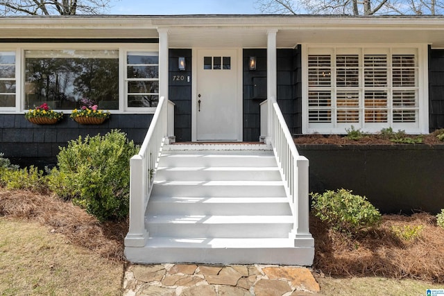 view of entrance to property