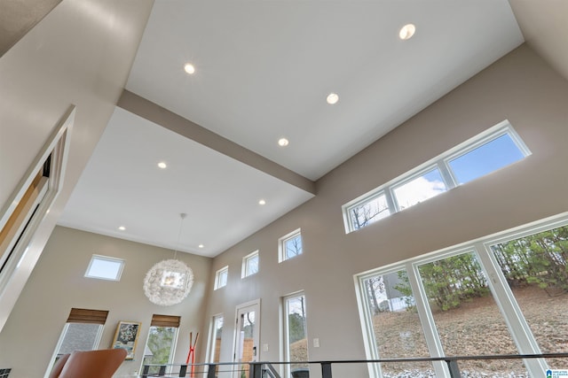 details with recessed lighting