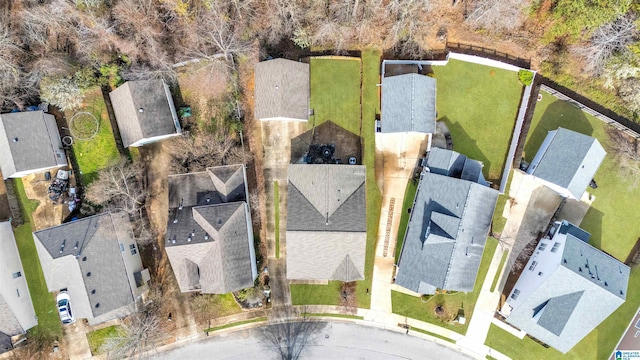 bird's eye view featuring a residential view