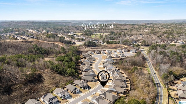 drone / aerial view featuring a residential view