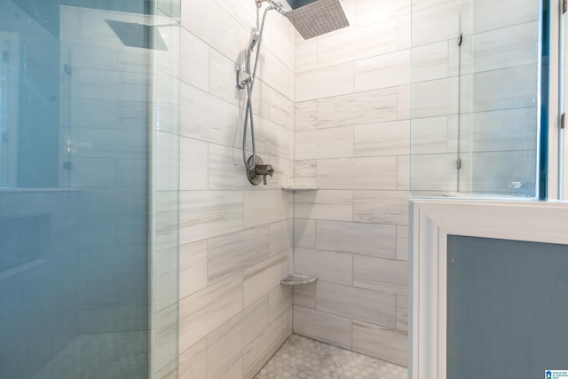 full bath featuring a shower stall