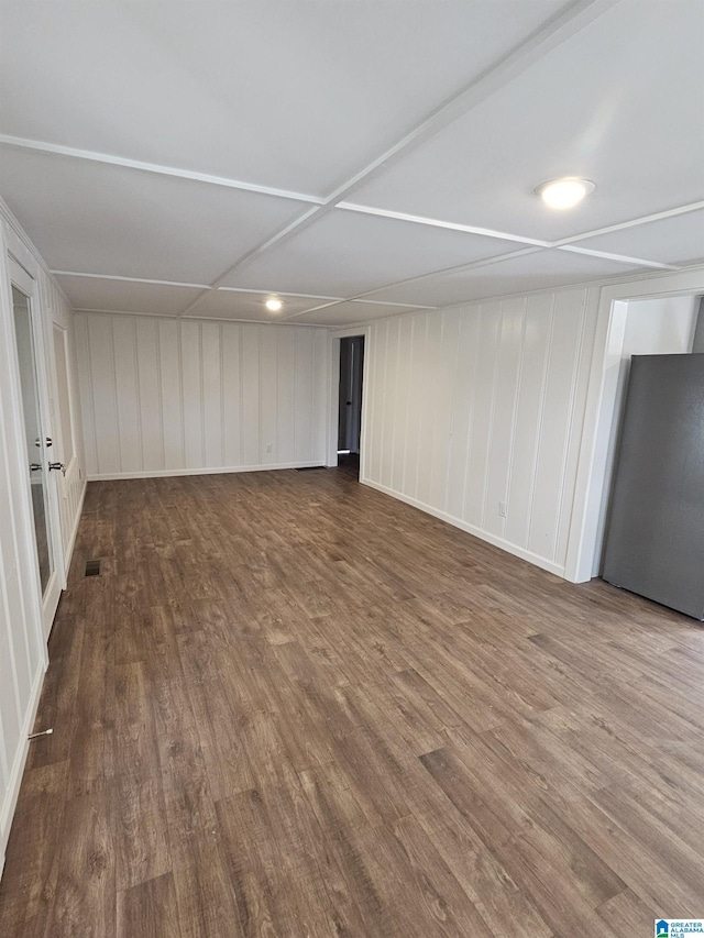 interior space featuring wood finished floors