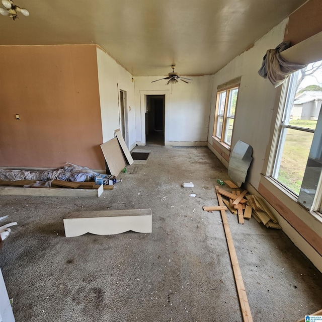 view of unfurnished living room