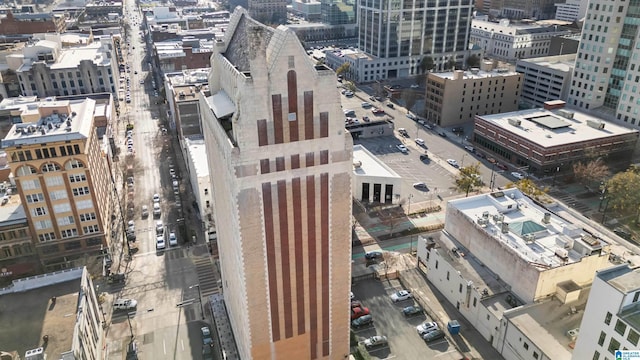 aerial view featuring a view of city