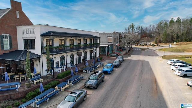 view of street with sidewalks