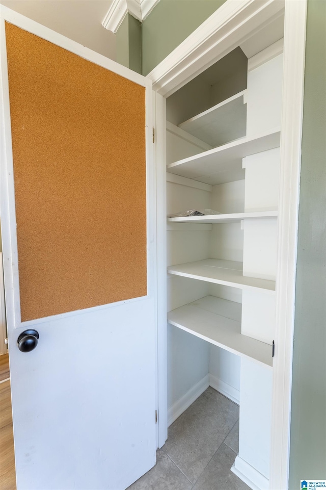 view of closet