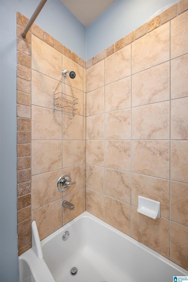 bathroom featuring tub / shower combination