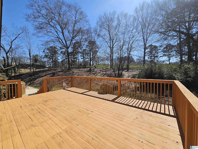 view of deck