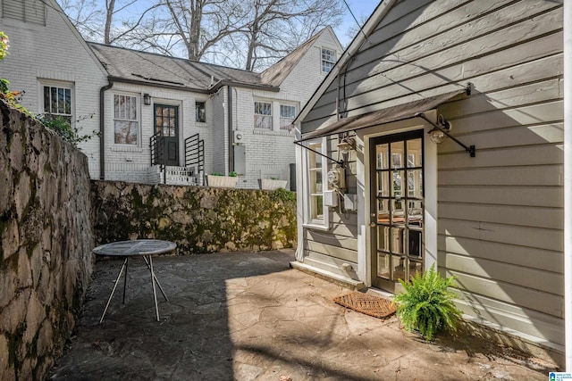 view of patio with fence