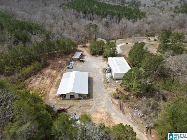 aerial view with a view of trees