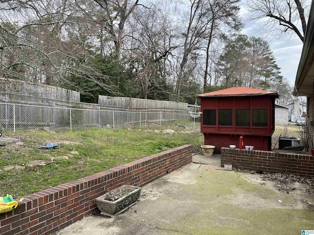 view of patio / terrace featuring a fenced backyard