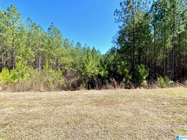 view of nature with a wooded view