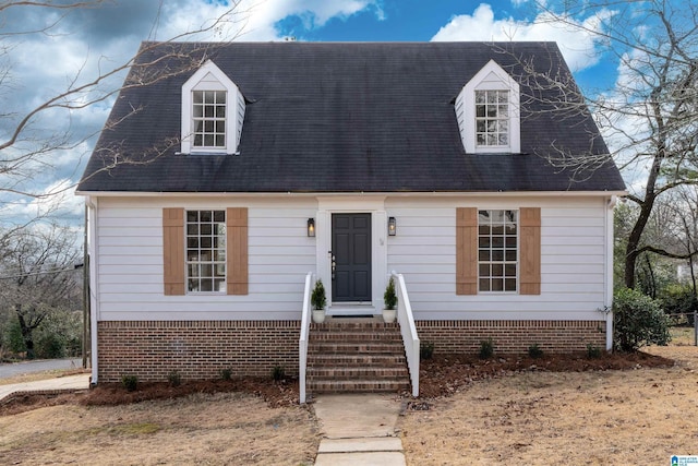 view of cape cod-style house