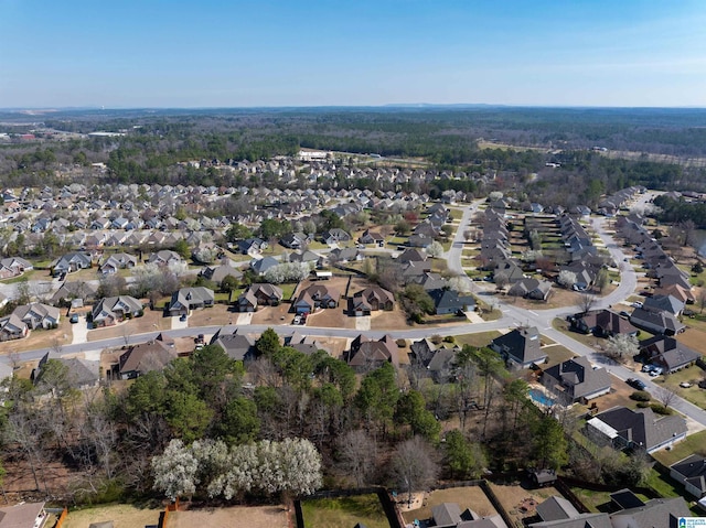 birds eye view of property featuring a residential view