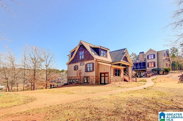 55 Landing Chase, Wedowee, AL 36278 - view of property exterior featuring board and batten siding and a shingled roof