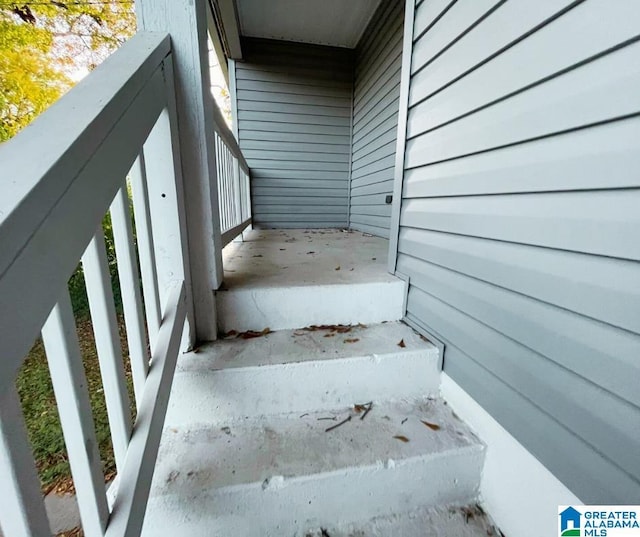 view of staircase