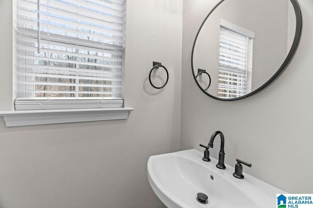 bathroom with a sink