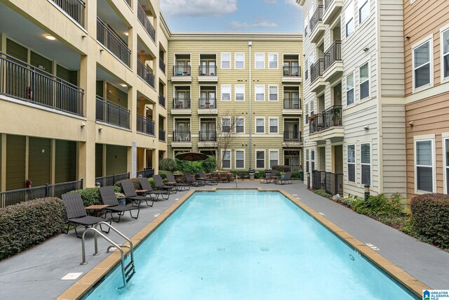 401 20th St S Unit 309, Birmingham, AL 35233 - community pool featuring a patio area