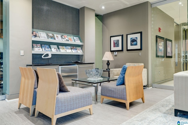 401 20th St S Unit 309, Birmingham, AL 35233 - sitting room featuring wood finished floors