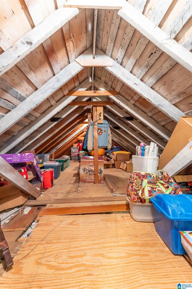 819 Jefferson Ave, Anniston, AL 36207 - view of unfinished attic