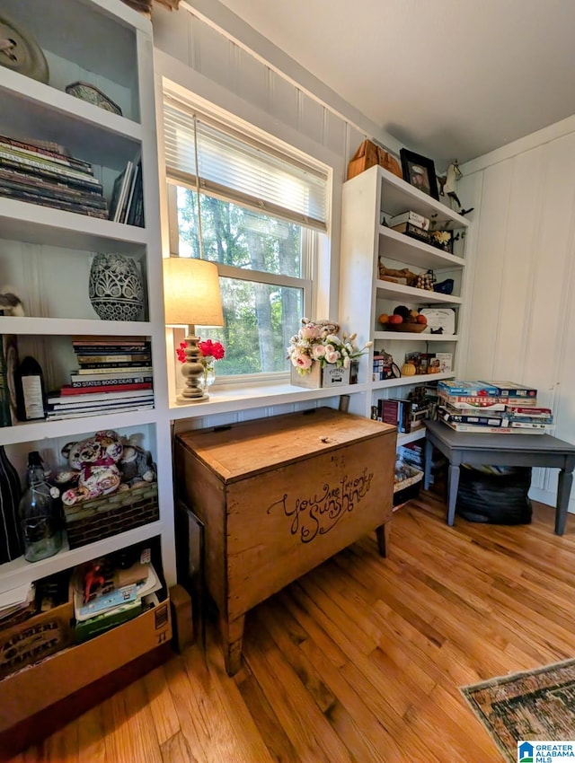 5242 Roy Dr, Helena, AL 35080 - detailed view of wood finished floors and a decorative wall