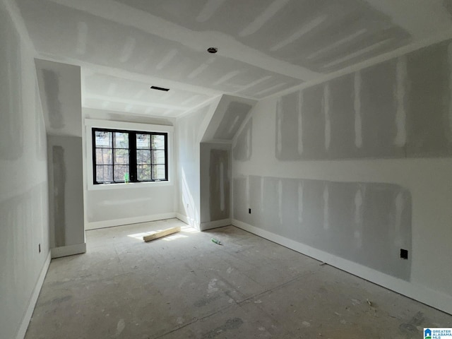 view of bonus room