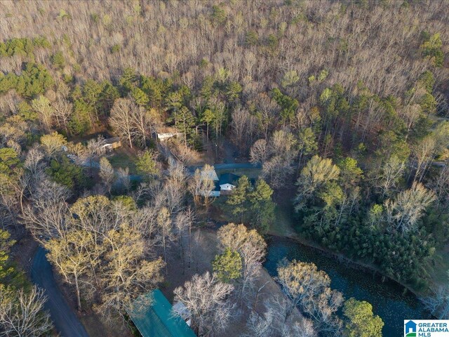 236 Oak Ridge Dr, Oneonta, AL 35121 - birds eye view of property featuring a water view and a view of trees