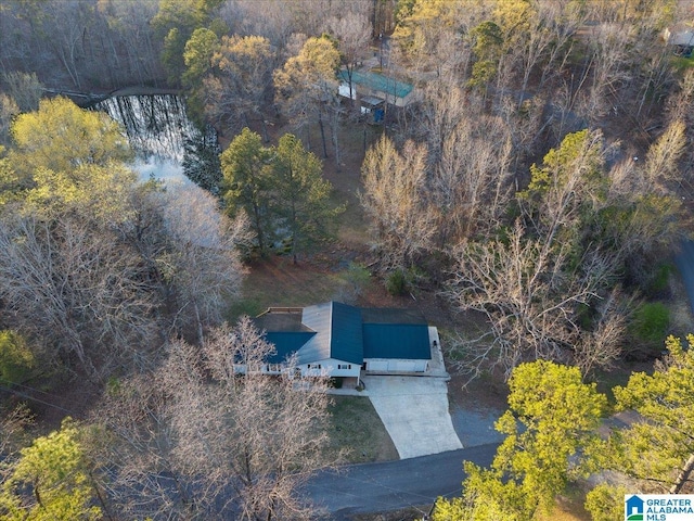236 Oak Ridge Dr, Oneonta, AL 35121 - bird's eye view with a wooded view