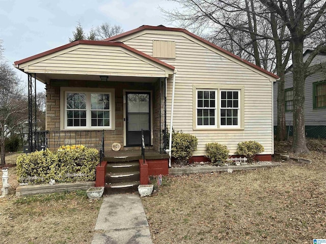 view of bungalow-style house